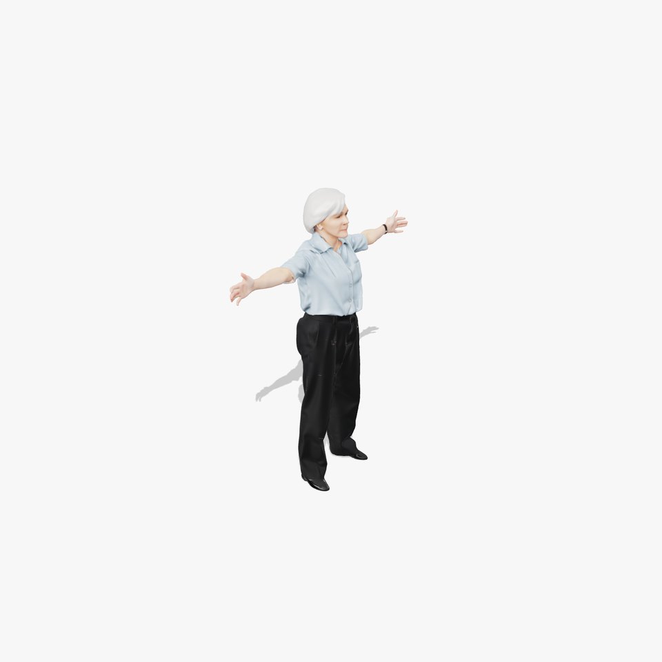 Sophisticated Elder Woman model pack